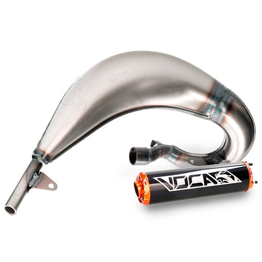 [VCR-RD39190/BKOR] Escape Beta RR Enduro/SM 12-20 lado derecho VOCA Cross (CE) - silenciador naranja