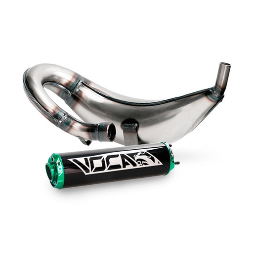 [VCR-RD39192/BKGR] Escape Derbi Senda/DRD / Aprilia RX/SX VOCA Cross (CE) - silenciador verde