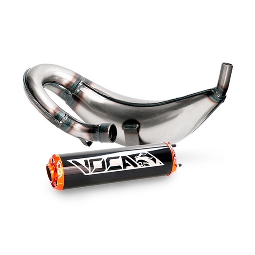 [VCR-RD39192/BKOR] Escape Derbi Senda/DRD / Aprilia RX/SX VOCA Cross (CE) - silenciador naranja