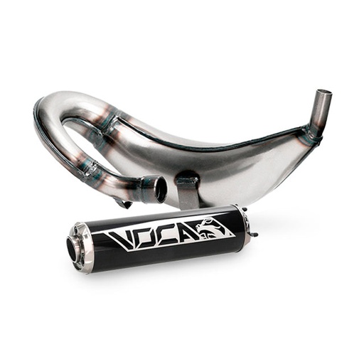 [VCR-RD39192/BKAL] Escape Derbi Senda/DRD / Aprilia RX/SX VOCA Cross (CE) - silenciador gris