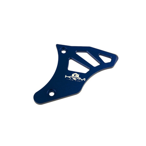 [KR830F] Tapa cubre piñón Derbi aluminio KRM - azul oscuro