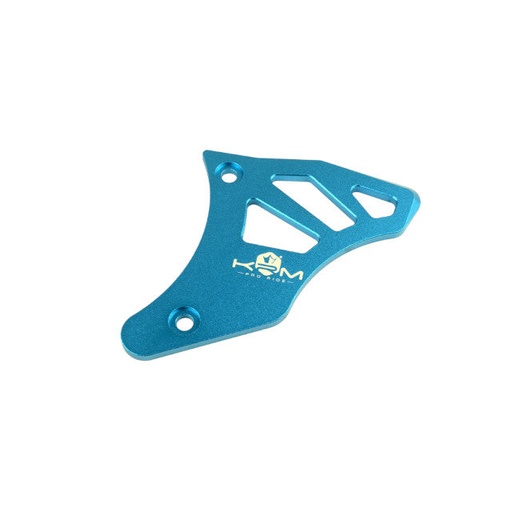 [KR828F] Tapa cubre piñón Derbi aluminio KRM - turquesa