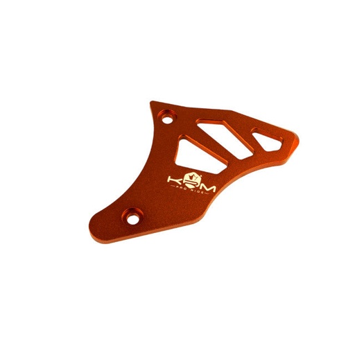 [KR827F] Tapa cubre piñón Derbi aluminio KRM - naranja