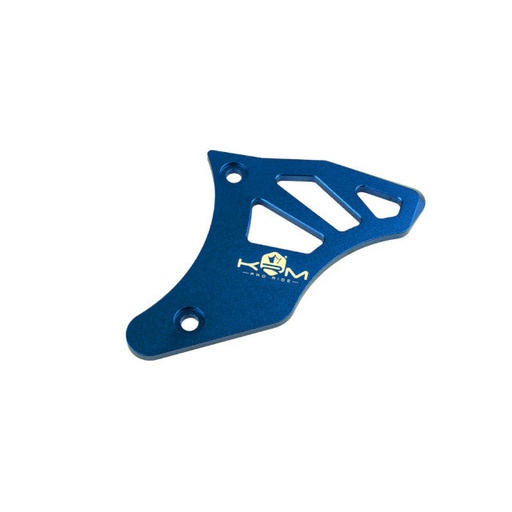 [KR822F] Tapa cubre piñón Derbi aluminio KRM - azul
