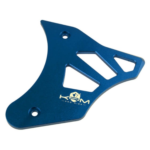 [KR811F] Tapa cubre piñón Minarelli AM6 aluminio KRM - azul