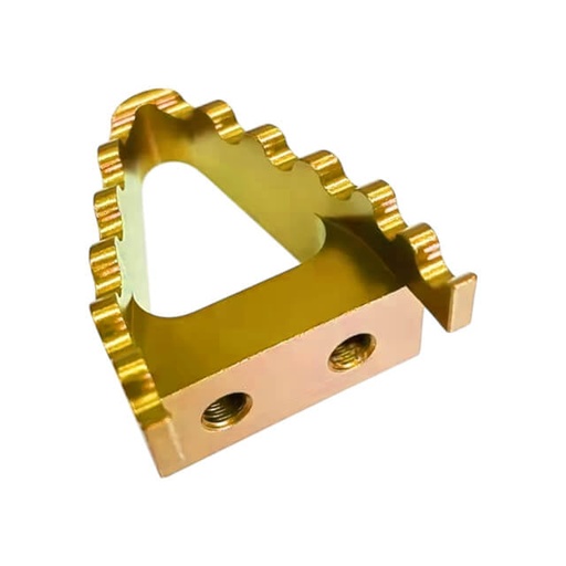 [AP100PB00BPT.GO] Puntera pedal de freno CNC dorada Pitbike Allpro