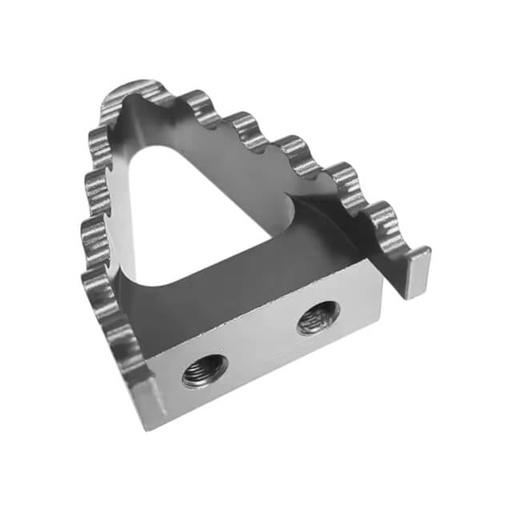 [AP100PB00BPT.SI] Puntera pedal de freno CNC plateada Pitbike Allpro