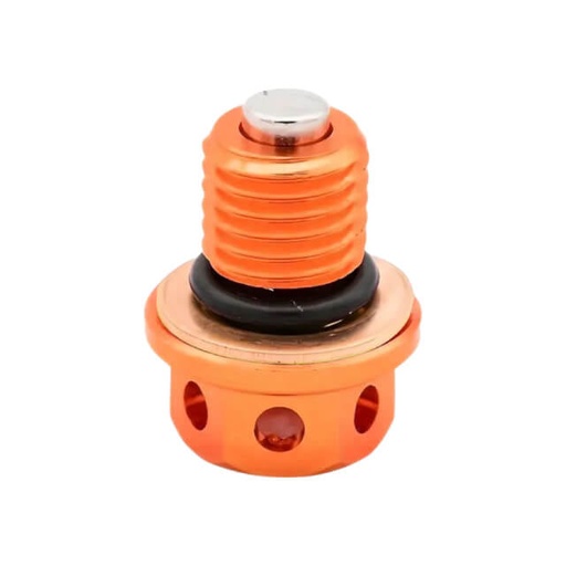 [AP100PB00ENG02.OR] Tapon vaciado imantado CNC narajna Pitbike Allpro