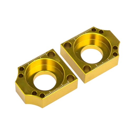 [AP100PB00WHT.GO] Tensores de cadena CNC dorado Pitbike AllPro