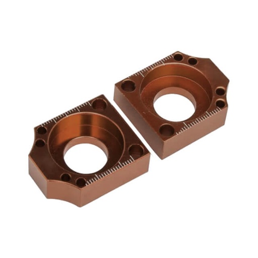 [AP100PB00WHT.BR] Tensores de cadena CNC marrón Pitbike AllPro