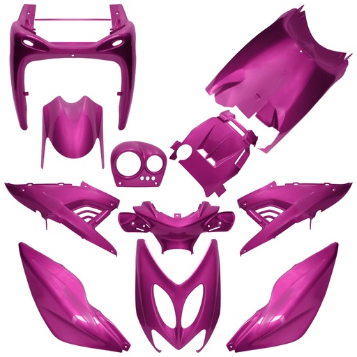 [AP55BP10.900.PM] Kit carenados Yamaha Aerox / MBK Nitro <13 11 piezas AllPro - lila metálizado 