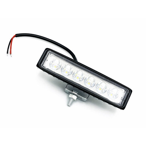 [AP50LT49.000.BK] Luz frontal LED Spotlight 6 leds negro 18W 12V 1800Lm 15x3.9cm AllPro