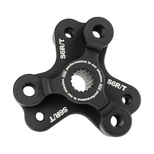 [S6-1502010] Adaptador disco de freno trasero Yamaha Aerox / Jog 50 Stage6 R/T