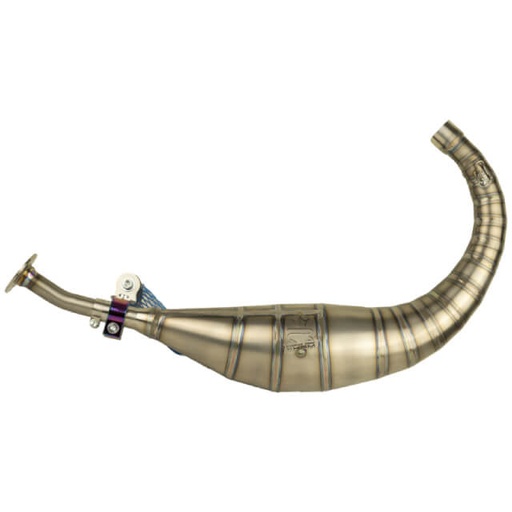 [KR744F-530] Bufanda de escape titanio KRM AM6 70-80cc