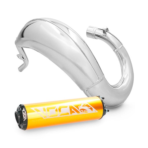 [VCR-RD38184/GOBK] Escape Sherco 50 SM-R / SE-R >14 VOCA Cross Chromed 50/70cc (CE) - Silenciador oro