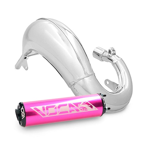 [VCR-RD38190/PUBK] Escape Beta RR Enduro / SM >12 VOCA Cross Chromed 50/70cc (CE) - Silenciador violeta