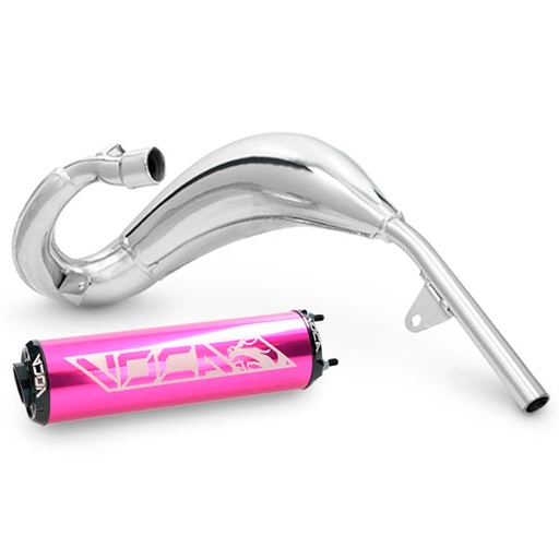 [VCR-RD38191/PUBK] Escape VOCA Cross Chromed 50/70cc (CE), Beta RR Enduro / SM >2021 - silenciador violeta