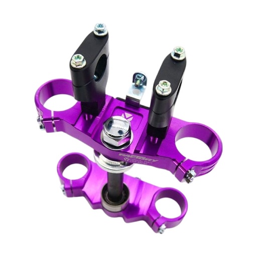 [YC110-0225-05-PU] Tija completa de aluminio CNC 48/48 170mm Pitbike YCF Factory SP3 - violeta