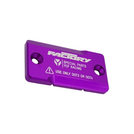 [FBRC01-PU] Tapa bomba de freno Pitbike YCF Pilot / Factory / Bigy >2016 - violeta