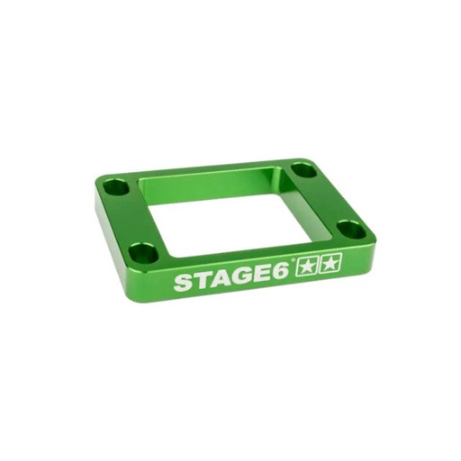 [S6-3318809/GR] Suplemento caja de láminas Derbi / Minarelli AM6 10mm Stage6 R/T - verde