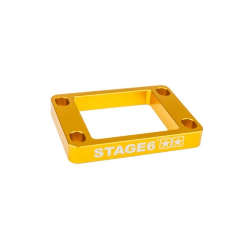 [S6-3318809/YE] Suplemento caja de láminas Derbi / Minarelli AM6 10mm Stage6 R/T - amarillo