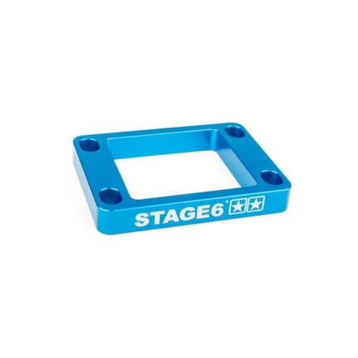 [S6-3318809/BL] Suplemento caja de láminas Derbi / Minarelli AM6 10mm Stage6 R/T - azul