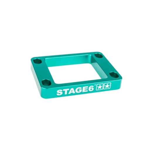 [S6-3318809/TU] Suplemento caja de láminas Derbi / Minarelli AM6 10mm Stage6 R/T - turquesa