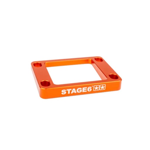 [S6-3318811/OR] Suplemento caja de láminas inclinada 5º Derbi / Minarelli AM6 Stage6 R/T - naranja