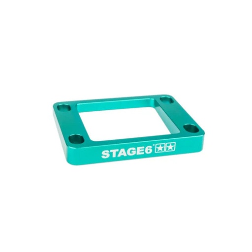 [S6-3318811/TU] Suplemento caja de láminas inclinada 5º Derbi / Minarelli AM6 Stage6 R/T - turquesa