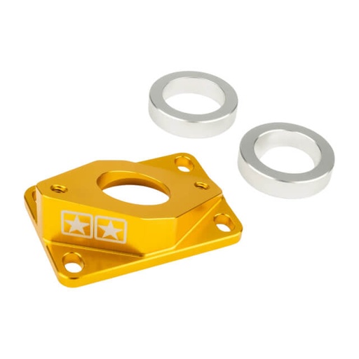 [S6-3318807/YE] Tobera de admisión Derbi / Minarelli AM6 Stage6 High Flow MK2 d=28mm - amarillo
