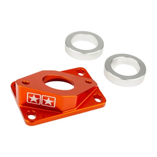 [S6-3318807/OR] Tobera de admisión Derbi / Minarelli AM6 Stage6 High Flow MK2 d=28mm - naranja