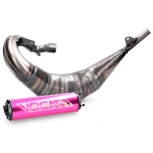 [VCR-RD36190/PUBK] Escape Beta RR Enduro/SM 2012-2020 Voca Cross Rookie 50/70cc (CE) salida derecha - silenciador violeta