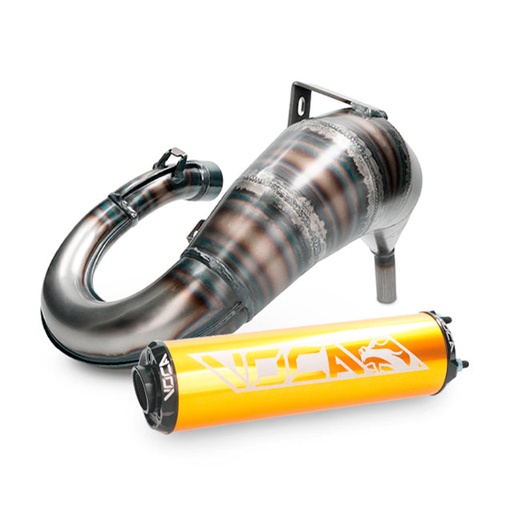 [VCR-RD36192/GOBK] Escape Derbi Senda/DRD / Aprilia RX/SX Cross Rookie 50/70cc Voca (CE) - silenciador oro