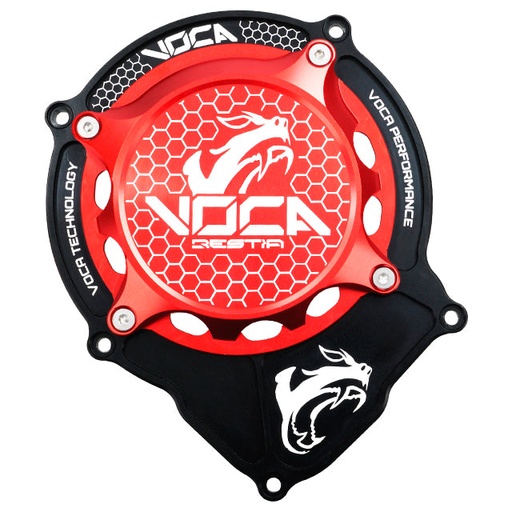 [VCR-RD10188.COVER/RE] Tapa de encendido completa VOCA CNC Minarelli AM6 - rojo