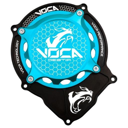 [VCR-RD10188.COVER/CY] Tapa de encendido completa VOCA CNC Minarelli AM6 - azul cyan
