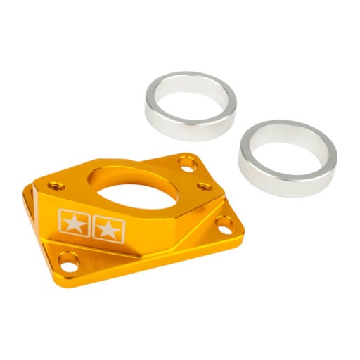 [S6-3318808/YE] Tobera de admisión Derbi / Minarelli AM6 Stage6 High Flow MK2 d=34mm - amarillo