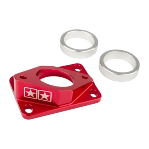 [S6-3318808/RE] Tobera de admisión Derbi / Minarelli AM6 Stage6 High Flow MK2 d=34mm - rojo