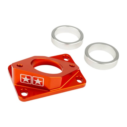 [S6-3318808/OR] Tobera de admisión Derbi / Minarelli AM6 Stage6 High Flow MK2 d=34mm - naranja