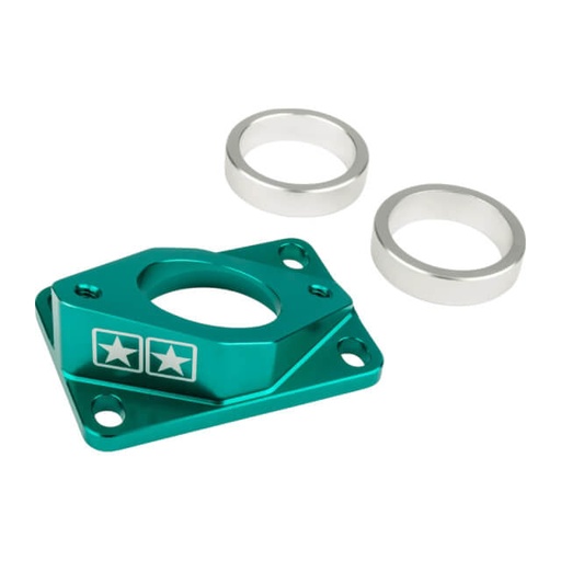 [S6-3318808/TU] Tobera de admisión Derbi / Minarelli AM6 Stage6 High Flow MK2 d=34mm - turquesa