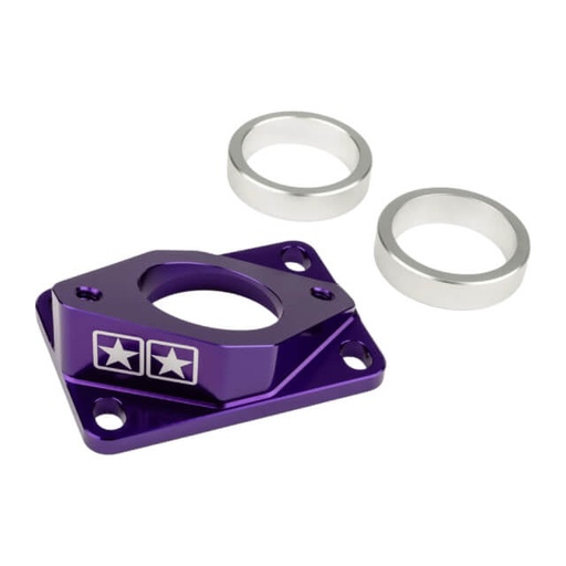 [S6-3318808/PU] Tobera de admisión Derbi / Minarelli AM6 Stage6 High Flow MK2 d=34mm - violeta