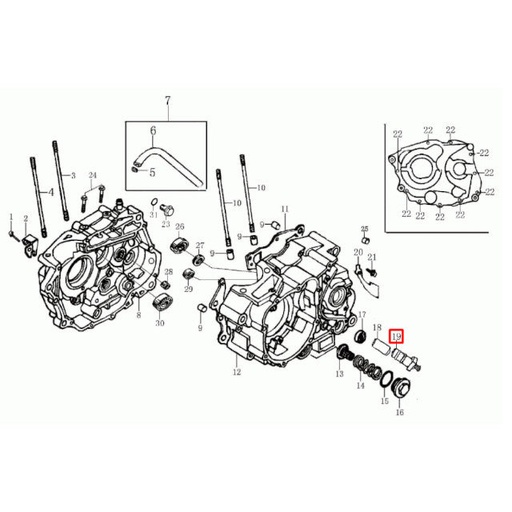 [0/227.006.0019] Sensor punto muerto Rieju Marathon/Tango 125