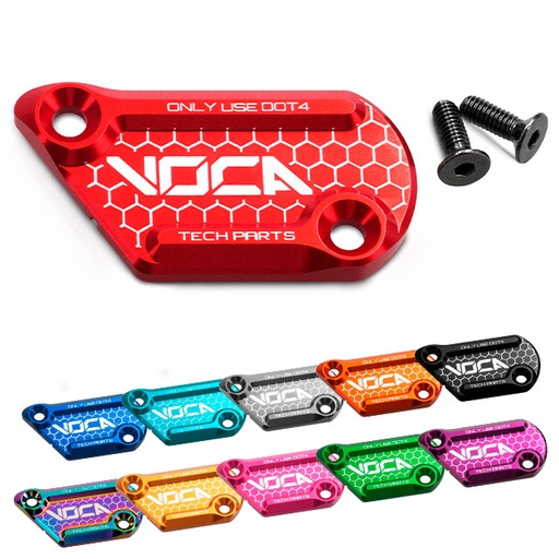 [VCR-SD760.35002/RE] Tapa bomba de freno VOCA CNC Beta RR 50-125cc 2T / 4T AJP - rojo