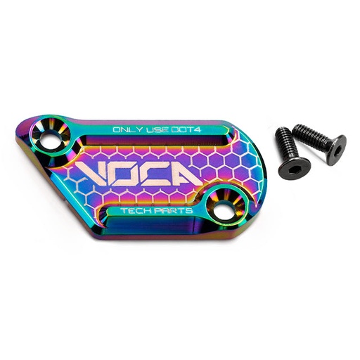[VCR-SD760.35002/TI] Tapa bomba de freno VOCA CNC Beta RR 50-125cc 2T / 4T AJP - neocromado
