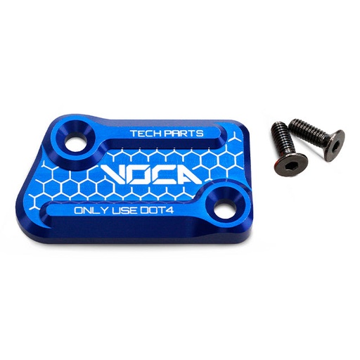 [VCR-SD760.35005/BL] Tapa bomba de freno VOCA CNC Rieju MRT / RR / SMX 50cc AJP - azul