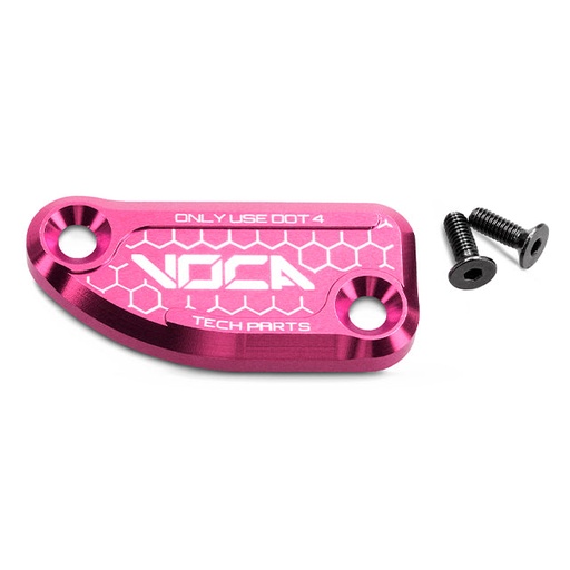 [VCR-SD760.35462/PI] Tapa bomba de freno trasero VOCA CNC Derbi Senda / Gilera / Aprilia SX - rosa