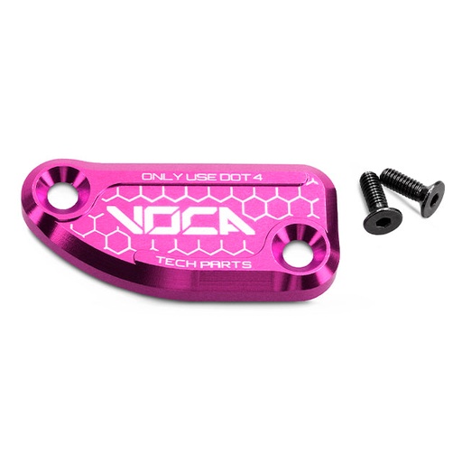 [VCR-SD760.35462/PU] Tapa bomba de freno trasero VOCA CNC Derbi Senda / Gilera / Aprilia SX - violeta