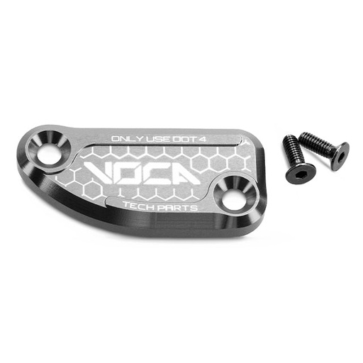 [VCR-SD760.35462/AL] Tapa bomba de freno trasero VOCA CNC Derbi Senda / Gilera / Aprilia SX - gris