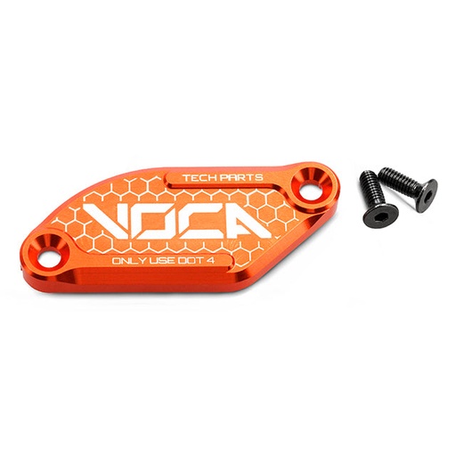 [VCR-SD760.36715/OR] Tapa bomba de freno VOCA CNC Derbi Senda / Rieju MRT / Aprilia SX J.Juan - naranja