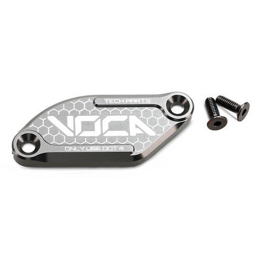 [VCR-SD760.36715/AL] Tapa bomba de freno VOCA CNC Derbi Senda / Rieju MRT / Aprilia SX J.Juan - gris