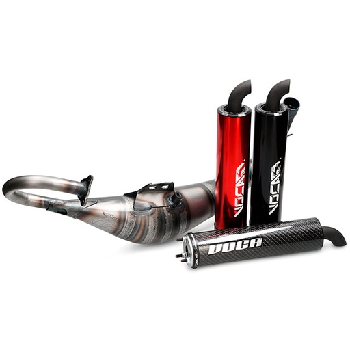 [VCR-RD40166.00/BK] Escape Minarelli horizontal Combat VOCA Racing - silenciador negro
